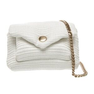 Proenza SCHOULER White Raffia Chain Bag